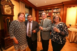people at the Alumni Reunion party 2015