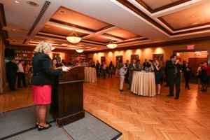 Speaker at the at the Alumni Reunion party 2015