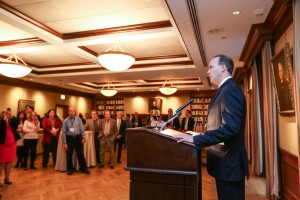 Dr. Michael McGovernat the at the Alumni Reunion party 2015