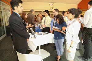 People talking at 3rd Annual Externship Expo