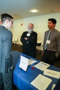 People talking at 3rd Annual Externship Expo