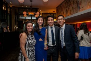 studnets pose at the Eyeball 2016 party