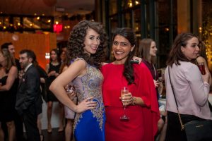 studnets pose at the Eyeball 2016 party