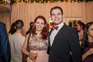studnets pose at the Eyeball 2016 party
