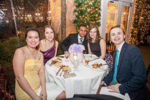studnets pose at the Eyeball 2016 party