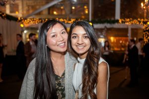 studnets pose at the Eyeball 2016 party