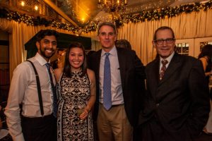 Faculty, staff and studnets pose at the Eyeball 2016 party
