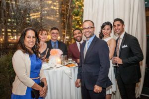 Staff and studnets at the Eyeball 2016 party