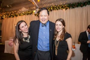 Staff and studnets at the Eyeball 2016 party