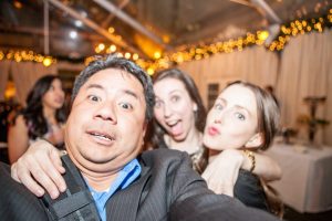 Staff and studnets at the Eyeball 2016 party