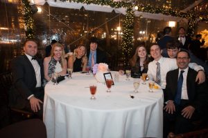 faculty and studnets at the Eyeball 2016 party