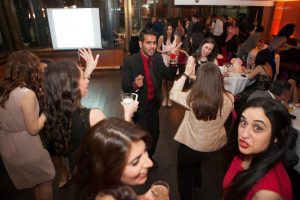 studnets dance at the Eyeball 2016 party