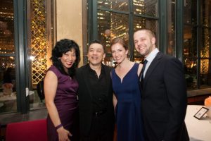 Faculty and studnets at the Eyeball 2016 party