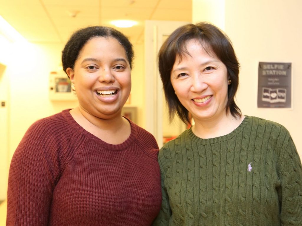 optometry staff at Optometry Holiday party