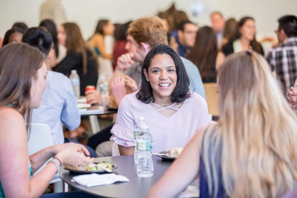 Member-of-SUNY-Optometrys-Class-of-2021-enjoying-lunch-with-classmates