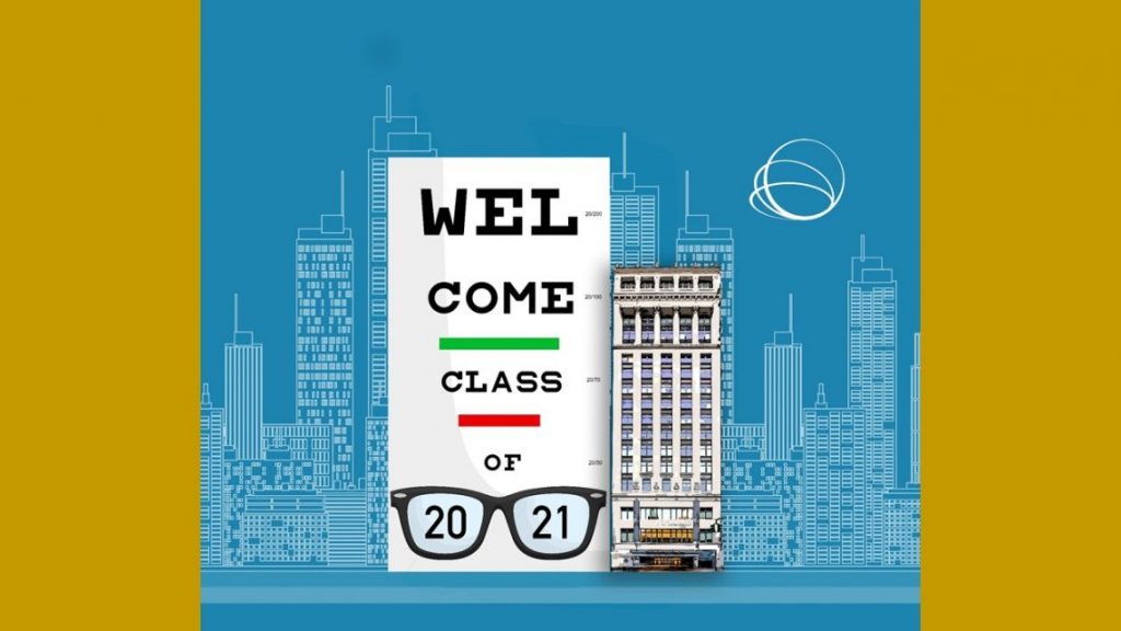 Welcome Class of 2021 graphic