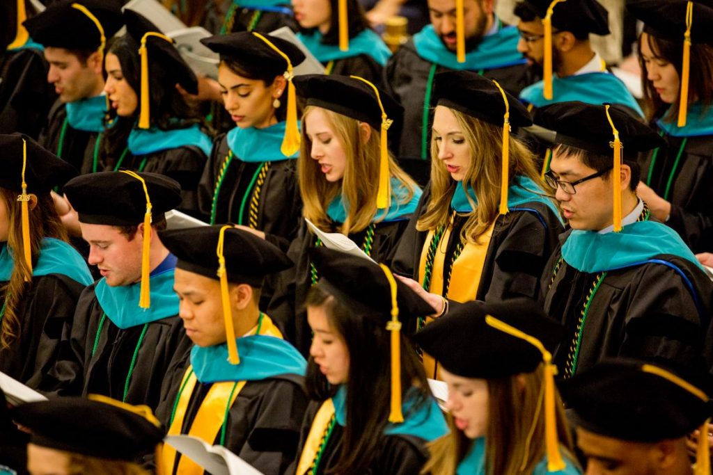 Students graduating