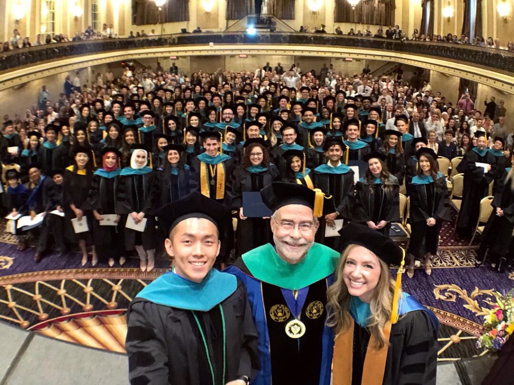 Dr. David Heath and graduates
