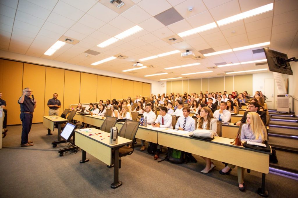 Students in classroom