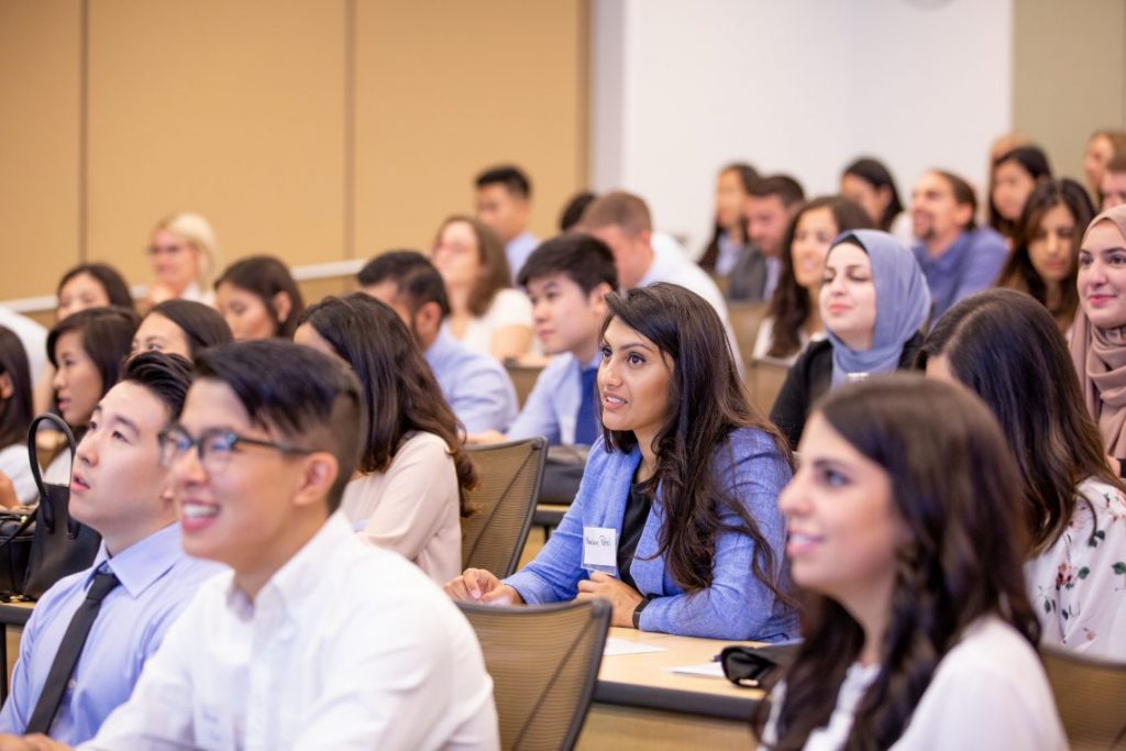 Students at Orientation