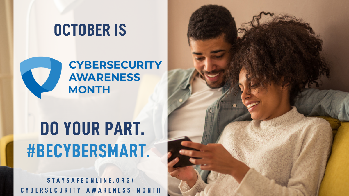 Do Your Part. #BeCyberSmart2